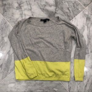 French Connection color block sweater